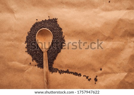 Similar – Image, Stock Photo Plastic spoons scattered over black background