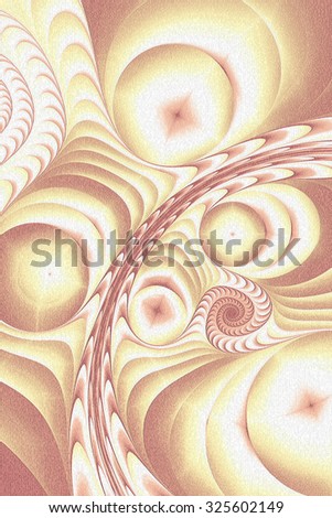 Fractal spiral. Fractal art background for creative design. Decoration for wallpaper desktop, poster, cover booklet. Abstract texture. Psychedelic. Print for clothes, t-shirt.