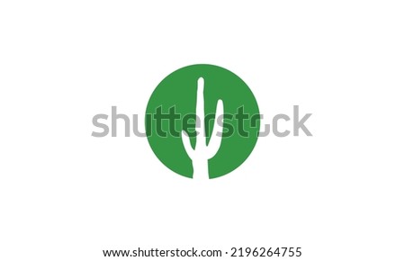 Cactus logo modern vector illustration template download