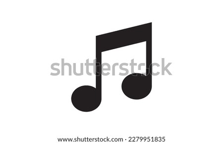 music note icon vector illustration design