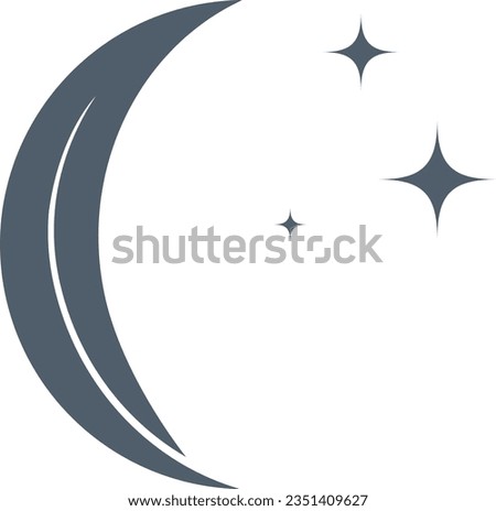 Creative Moon Logo Design Icon