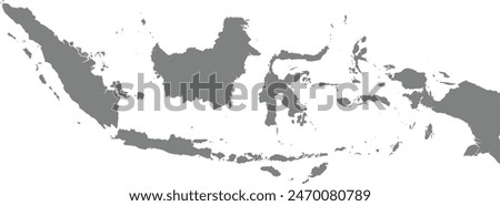 Maps of Indonesia vector logo