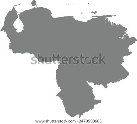 Map of Venezuela logo vector