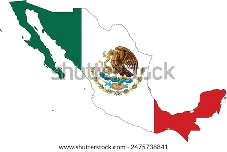 Maps of Mexico ICON LOGO