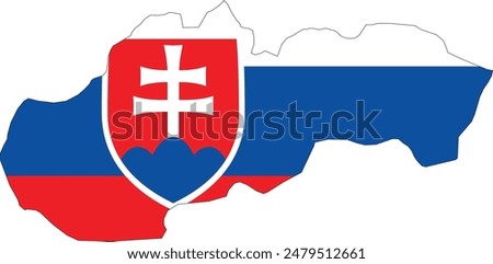 Maps of Slovakia logo vector