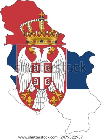 Maps of Serbia LOGO VECTOR