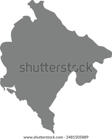 Maps of Montenegro LOGO VECTOR