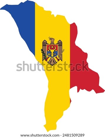 Maps of Moldova logo vector