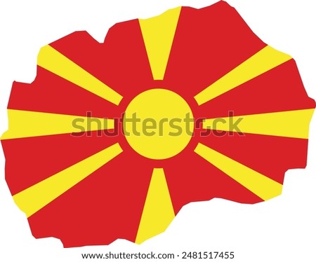 Maps of Macedonia logo vector