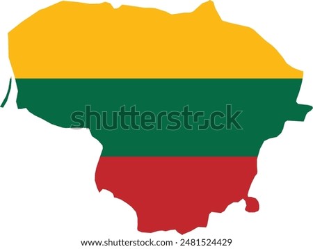 Maps of Lithuania logo vector