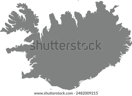 Maps of Iceland LOGO vector