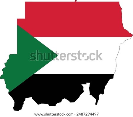 Maps of Sudan Logo Vector