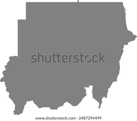 Maps of Sudan Logo Vector