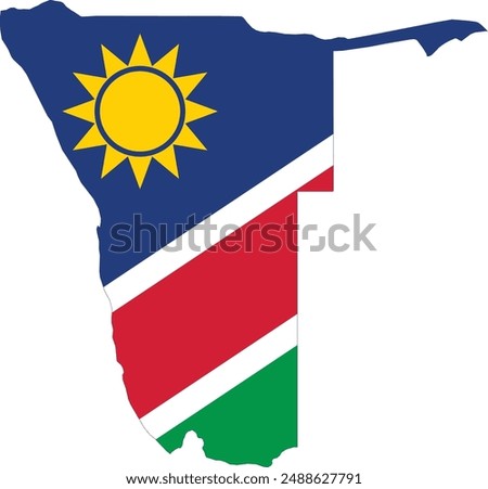 Maps of Namibia logo vector