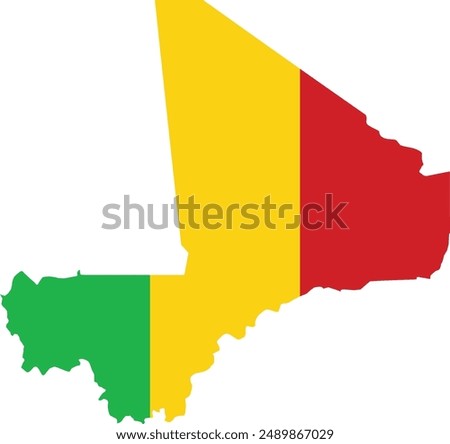 Maps of Mali logo vector