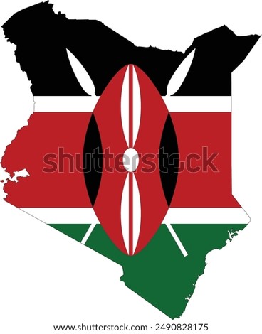 Maps of Kenya logo vector