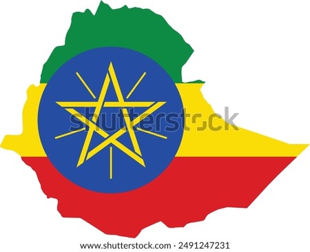 Maps of Ethiopia logo vector