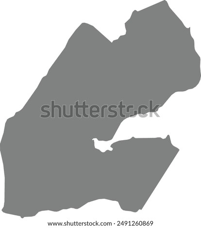 Maps of Djibouti logo vector