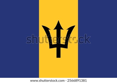 Flag of Barbados logo icon