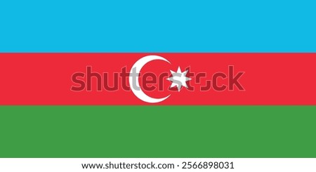 Flag of Azerbaijan logo icon