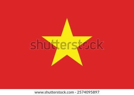 flag of vietnam logo icon