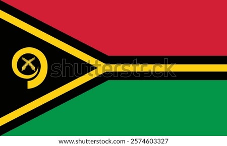 Flag of Vanuatu logo icon