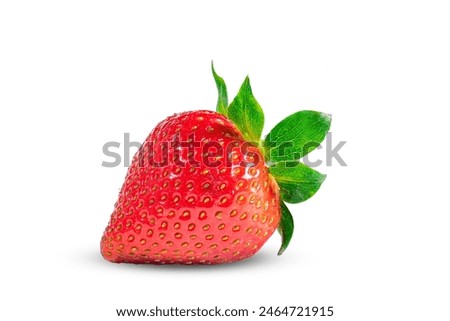 Image, Stock Photo Fresh strawberry in clean water