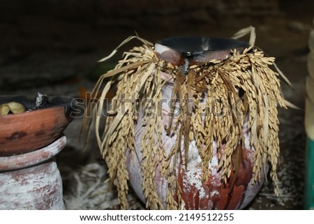 these are photo shot in munda tribes marriage ceremony. having ritual value. realted to nature. Foto d'archivio © 