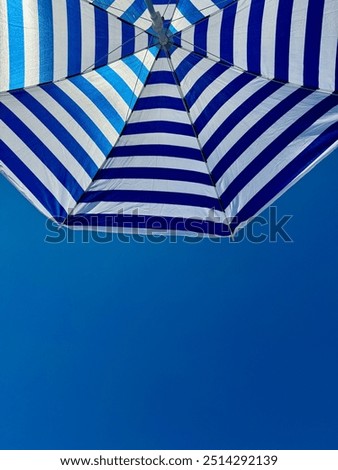 Image, Stock Photo Sunshades on the beach