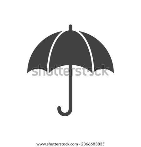 Umbrella logo vector icon  template Illustration design
