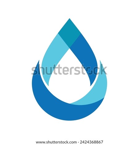 water drop Logo Template vector illustration design