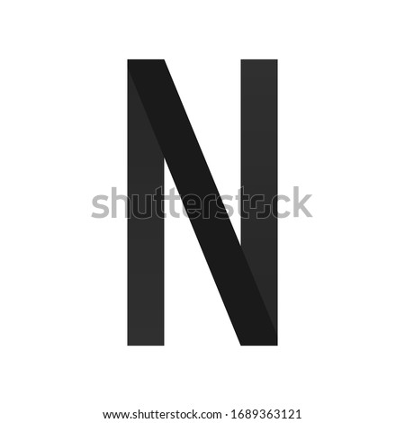 Letter icon. Graphic template. Vector illustration