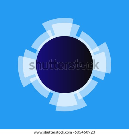Abstraction. Template. Vector illustration