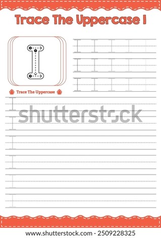 Trace the Uppercase Alphabet I