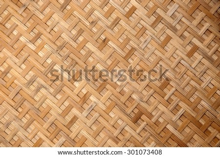 Texture on Bamboo to intertwine as to tray Thai style or Asian style