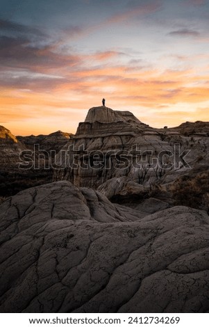 Similar – Image, Stock Photo Badlands in Alberta Canada