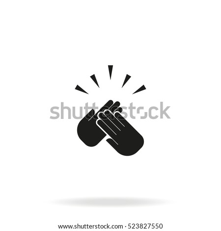 Applause Icon. Stock Vector Illustration 523827550 : Shutterstock