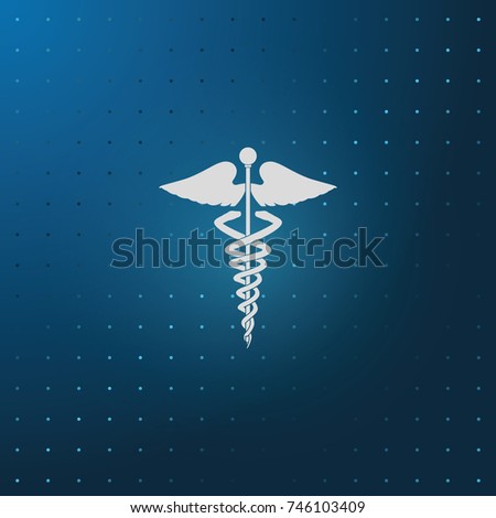 Caduceus medical symbol.