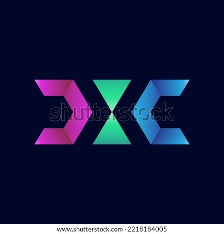 DXC Logo Gradient Design Concept