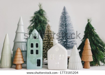 Similar – Image, Stock Photo small wooden christmas tree