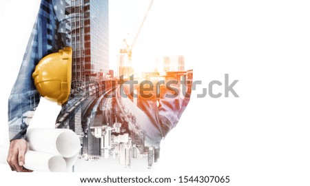 Similar – Image, Stock Photo Double exposure