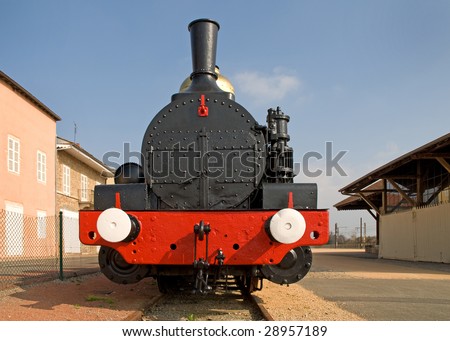 French steam train S.N.C.F. type: 040 A51 - Eight Wheel Switcher - built in Paris 1864-1884