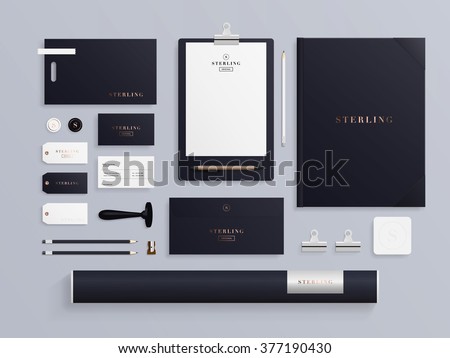 business stationery template