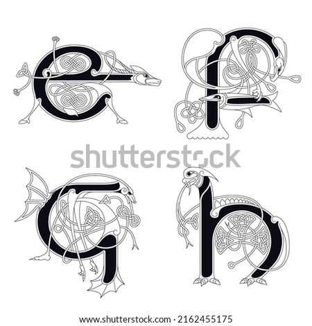Similar – Image, Stock Photo E Illuminated letter