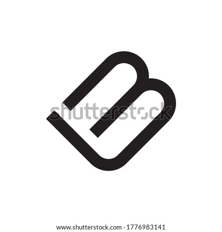 LM or LB letter logo design vector