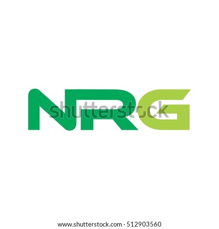 NRG letter logo design vector