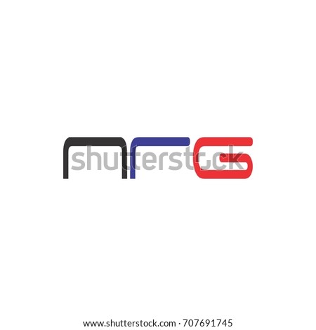 nrg letter logo design vector