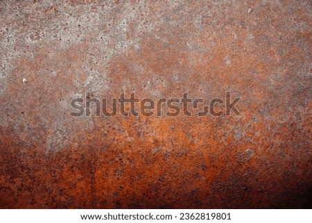 Grunge rusty metal texture, rust and oxidized metallic background. Close-up worn corroded iron. Stock foto © 