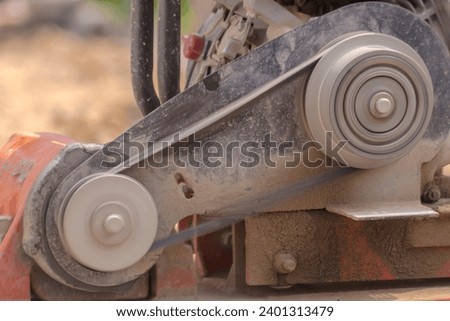 Similar – Image, Stock Photo Loose concrete paving stones in heaps