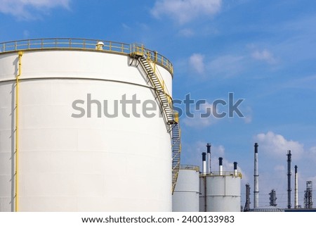 Similar – Image, Stock Photo Gas storage tanks